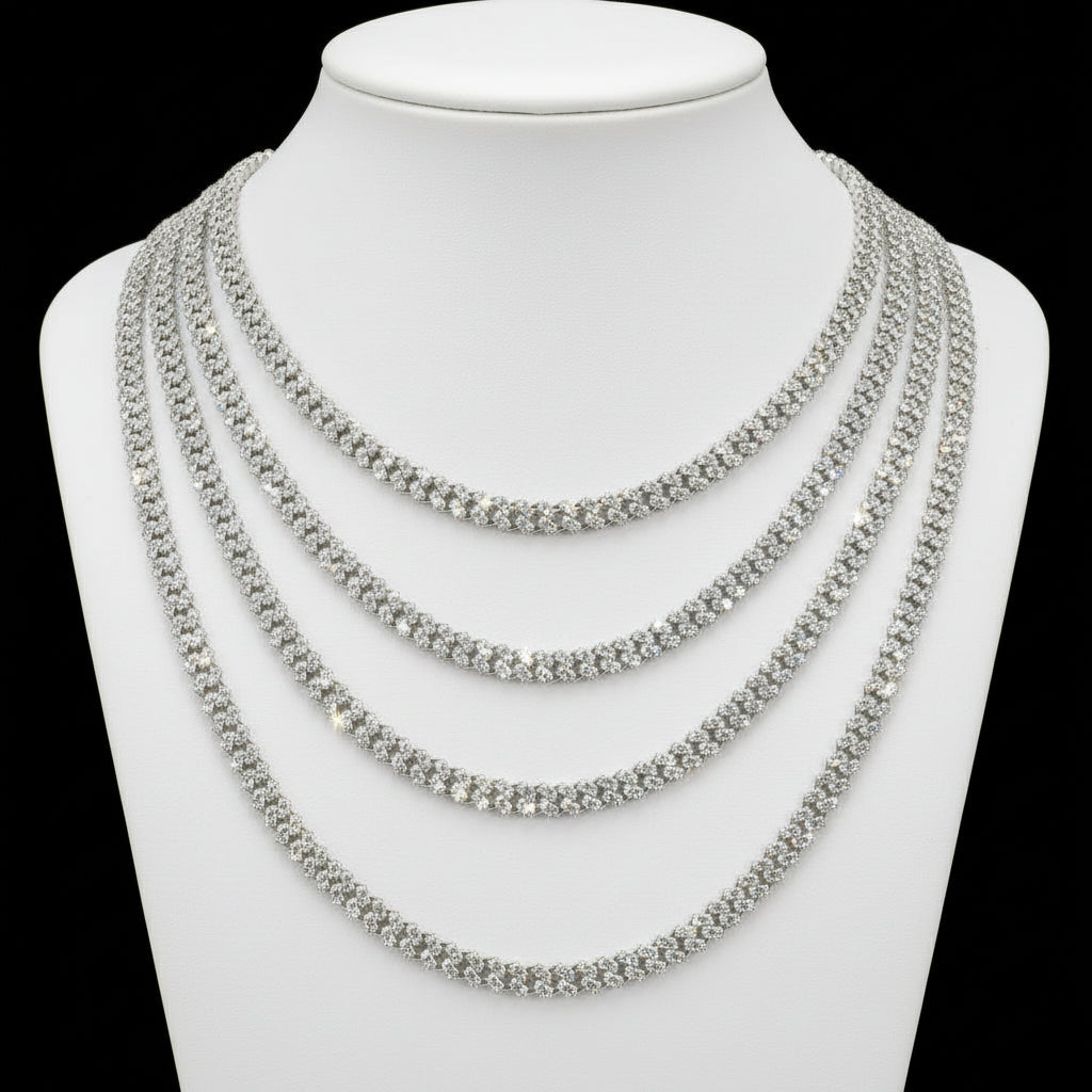 Chain Silver Mossinate